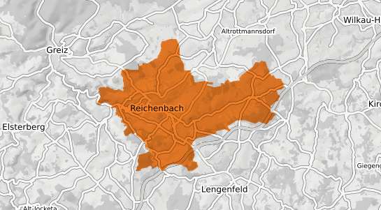 Mietspiegelkarte Reichenbach im Vogtland